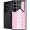 Pink Checkerboard Galaxy S25 Ultra Kickstand Case